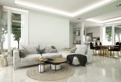 Modern living room in a luxury home in Southwest Florida